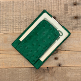 Ostrich Cash Clip Wallet