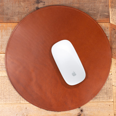 Light Brown Round Mousepad