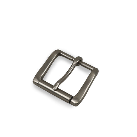 Solid Brass #70 Roller Buckle 1.5" - Brushed Chrome