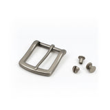 Solid Brass #1049 Heel Bar Buckle 1.5" - Multiple Finishes