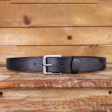 Brown Oil Tanned Belt with Scallops 1.5"