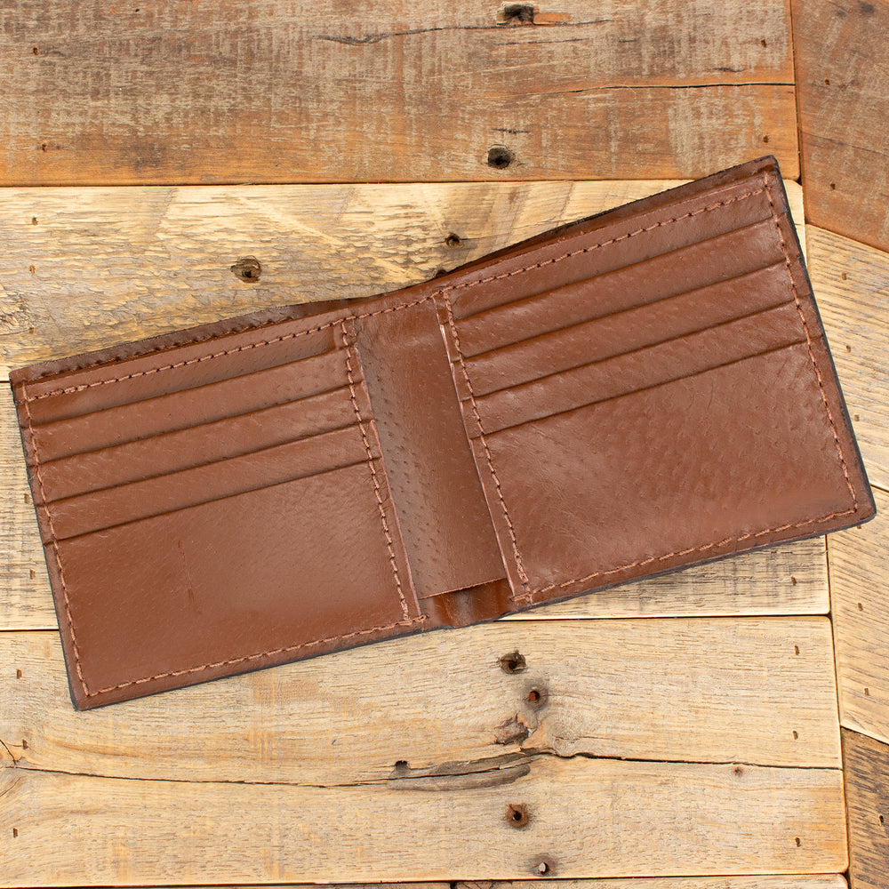 bifold wallet brown