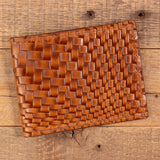 Basket Weave Brown Bifold