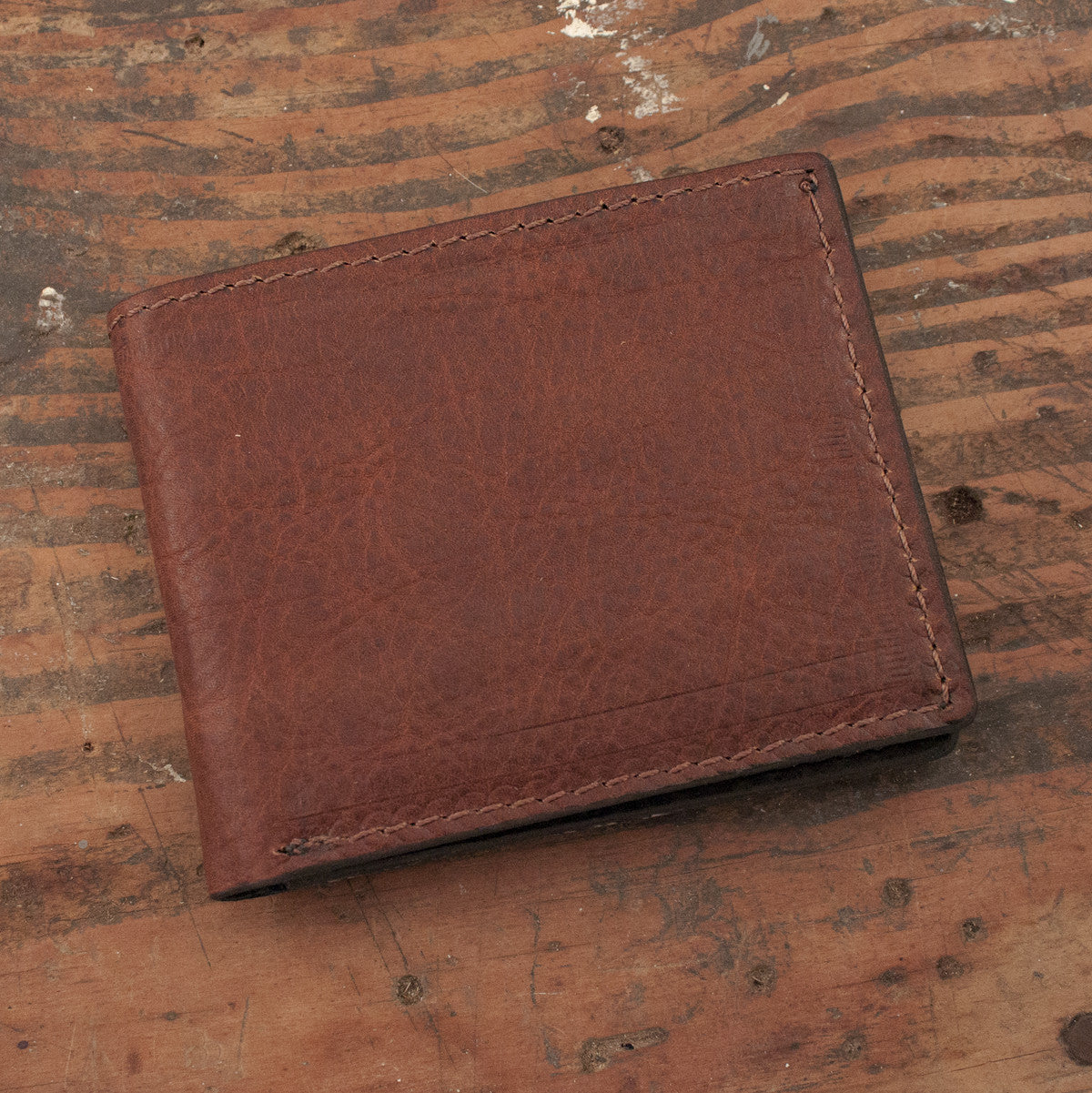 For Him Gift Set - Brown Cowhide Toiletry Bag & Bifold Wallet-Yoder Leather Company