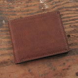Amish Hand Made Brown Cowhide Billfold – Yoder Leather Company