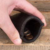 Bison Leather Coin Pouch