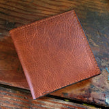 Brown Leather Hipster Wallet
