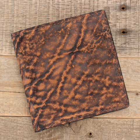 Rustic Brown 12 card slot Elephant Leather Wallet