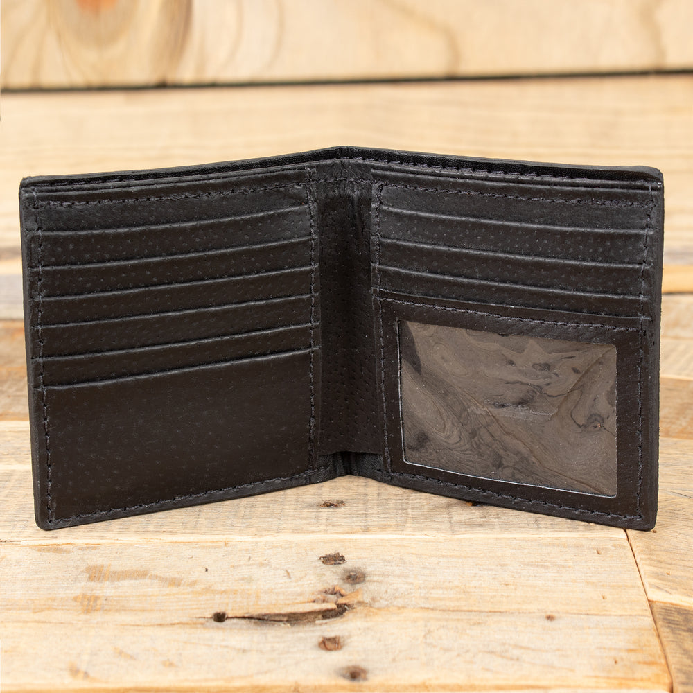 Zippy Wallet XL black shiny alligator