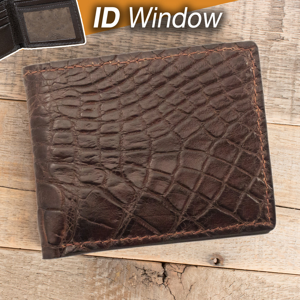 Alligator Wallet with ID Window