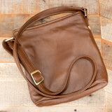 Hippo Hide Leather Brown Purse