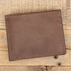 Kangaroo Brown Bifold - Sale Item-Yoder Leather Company