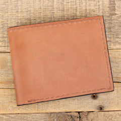 Kangaroo Tan Bifold-Yoder Leather Company