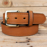 Brown Bison Amish Belt