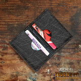 Black Elephant Hide Credit Card Wallet