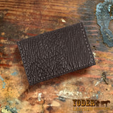 Black Shark Skin Business Card Wallet