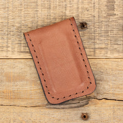 Kangaroo Tan Cash Clip-Yoder Leather Company