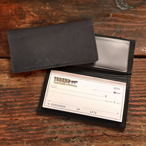 Black Kangaroo Checkbook