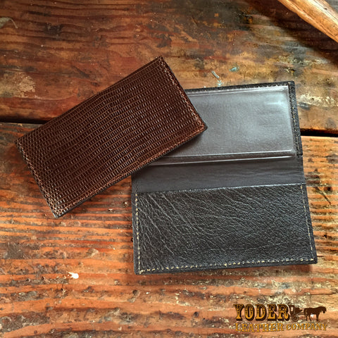 Brown Lizard Checkbook