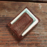 Dragon Fire Leather Money Clip Wallet