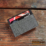 Elephant Hide Magnetic Gray Wallet