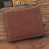 Cowhide Wallet with ID Window