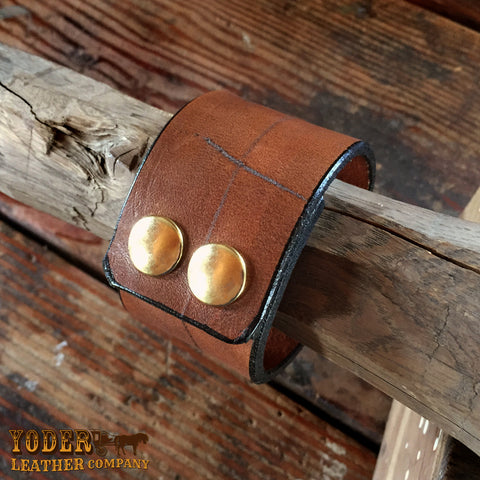 Brown Grunge Cuff