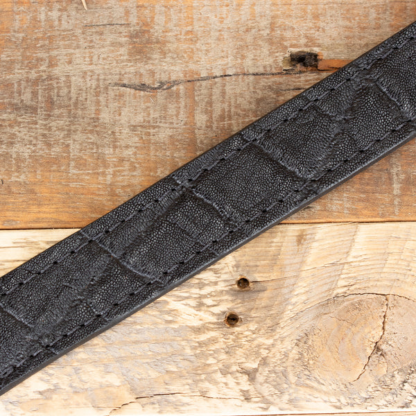 Black Elephant Hide Leather Belt – Yoder Leather Company