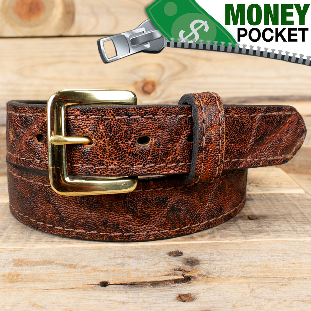 Leather money belts sale