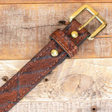 Elephant Hide Leather Belt