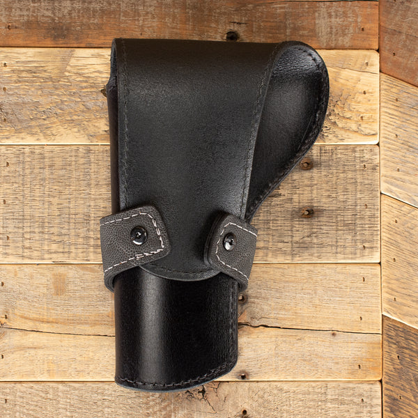 Amish Made Gray Elephant Banded Western Revolver Holster Yoder