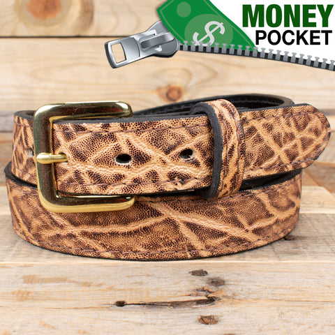 Elephant Rustic Money Belt