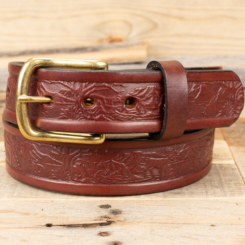 Embossed Wildlife belt