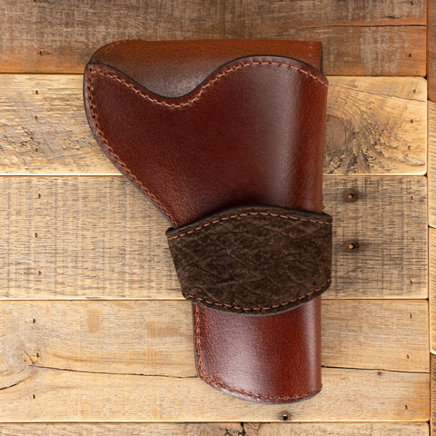 Brown Hippo Revolver Holster