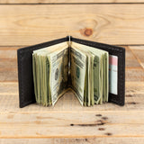 Leather Skinny Clip Wallet