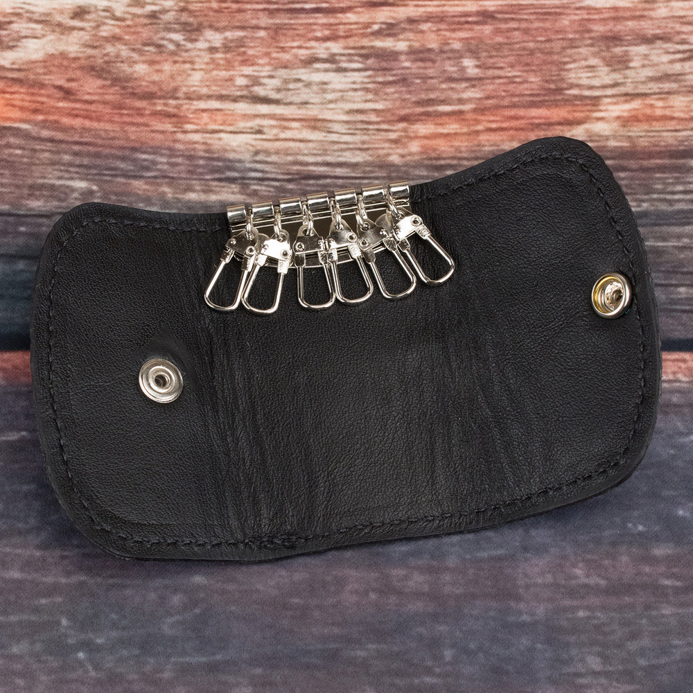 Black Stingray Leather Key Holder – Yoder Leather Company