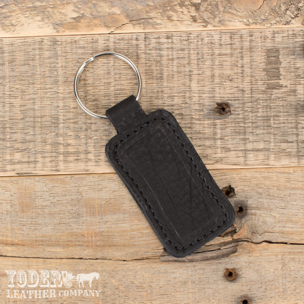 Black Bison Leather Keychain – Yoder Leather Company