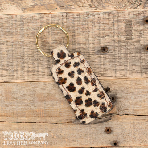 Cheetah Print Key Fob