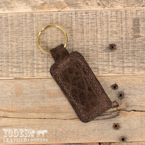 Hippo Leather Key Fob