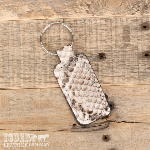 Natural Python Key Fob
