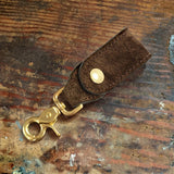 Hippo Leather Latch Key Hanger