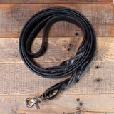 Braided Black Dog Leash