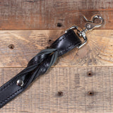 Braided Black Dog Leash