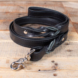 Braided Black Dog Leash