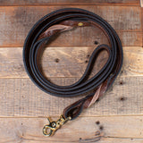 Braided Brown Dog Leash