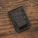 Alligator Skin Leather Money Clip