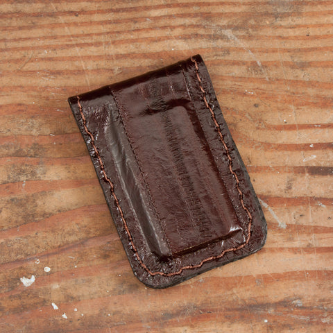 Brown Eel Cash Clip