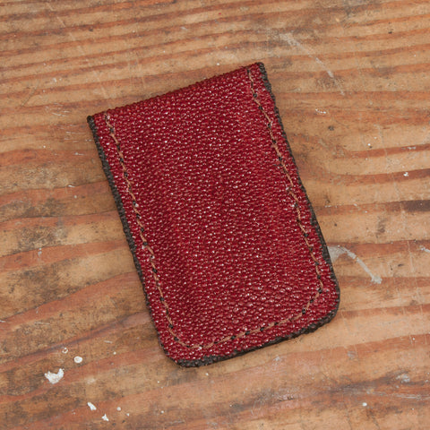 Red Stringray Magnetic Money Clip