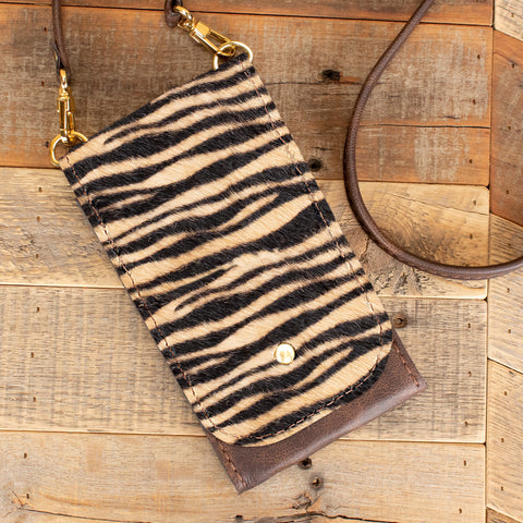 Tiger Print Phone Case Purse