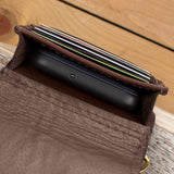 Leather Wallet Purse holds phones